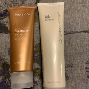 Nu Skin self tanning lotion and body contouring lotion